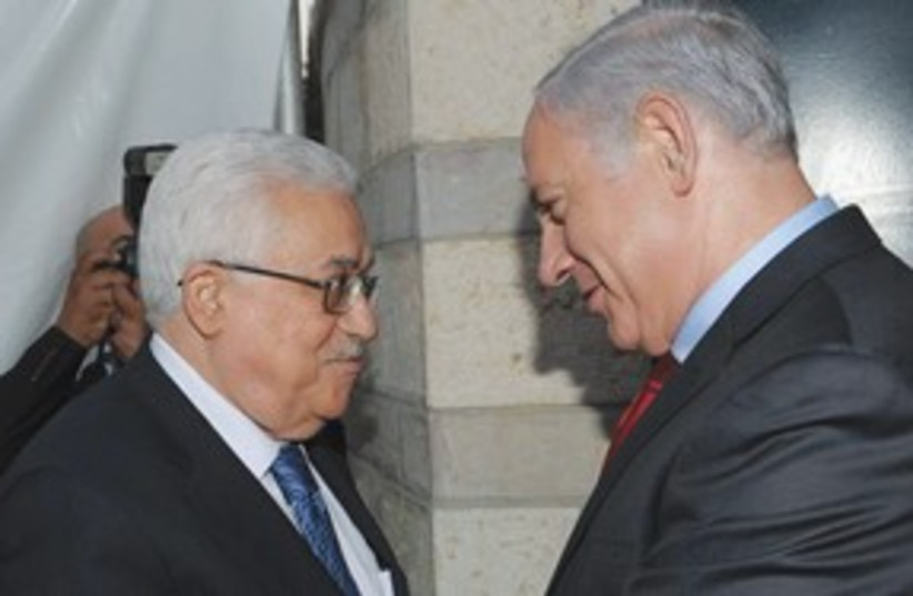 Abbas and Netanyahu 311 (photo credit: ASSOCIATED PRESS)