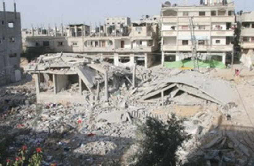 Gaza Ruins 311 (photo credit: MCT)