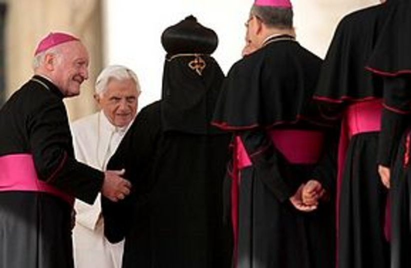 pope at vatican (photo credit: Associated Press)