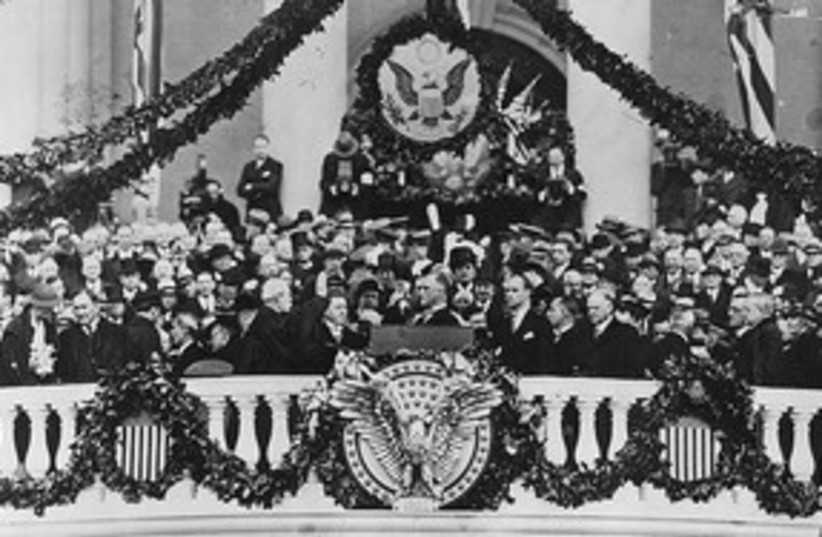 Franklin Delano Roosevelt inauguration 311 (photo credit: Library of Congress)