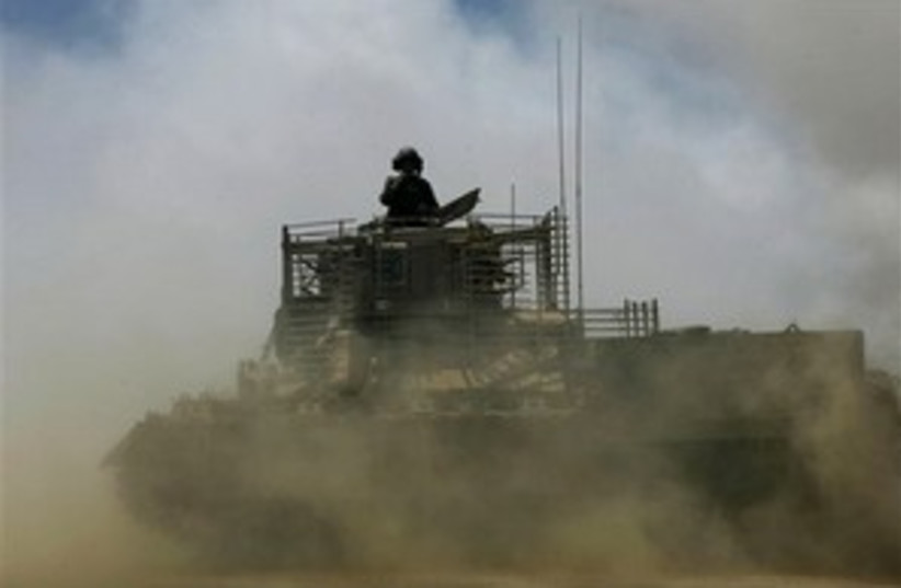 armored carrier gaza 298 (photo credit: AP)