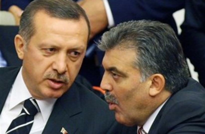 Abdullah Gul Erdogan 298 (photo credit: Courtesy)