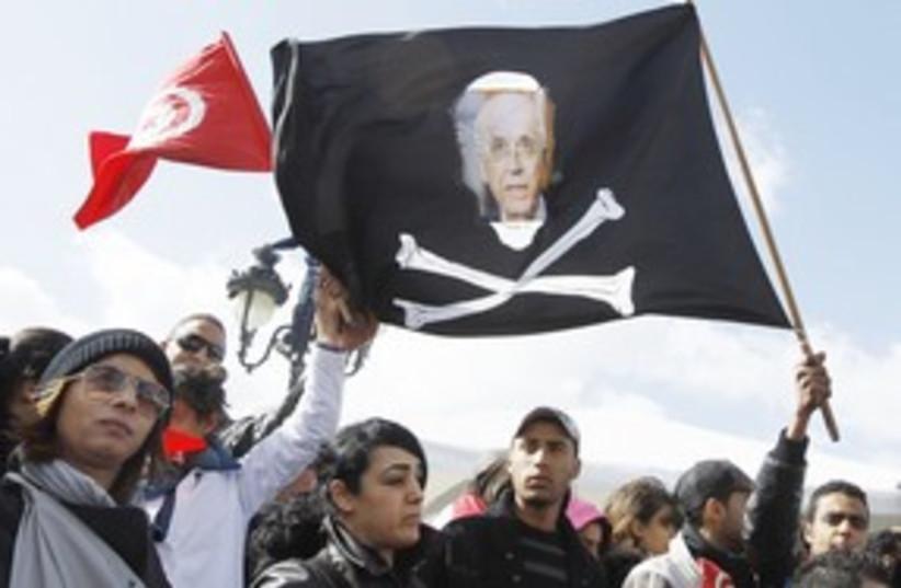 Tunisian Protest 311 Reuters (photo credit: REUTERS)