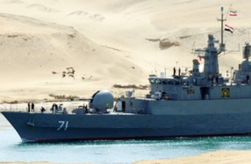 Iranian warships 311 Reuters (photo credit: REUTERS)