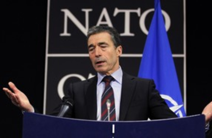 NATO Chief Anders Fogh Rasmussen 311 (photo credit: REUTERS)