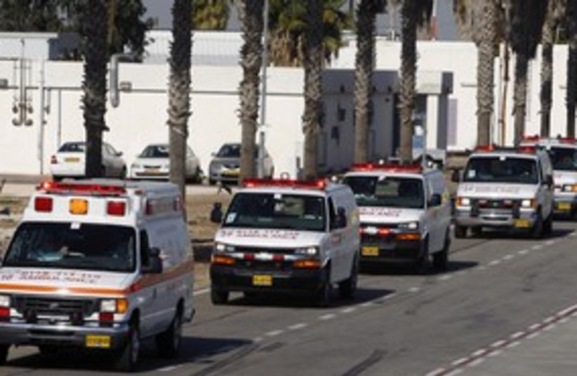 Magen David Adom ambulances 311 (photo credit: REUTERS)
