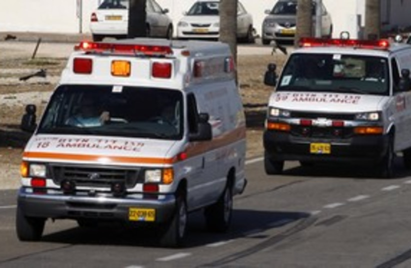 Magen David Adom ambulances 311 (photo credit: Reuters)