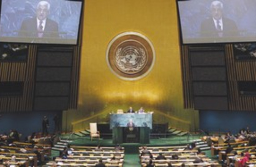 abbas at UN_311 reuters (photo credit: REUTERS)