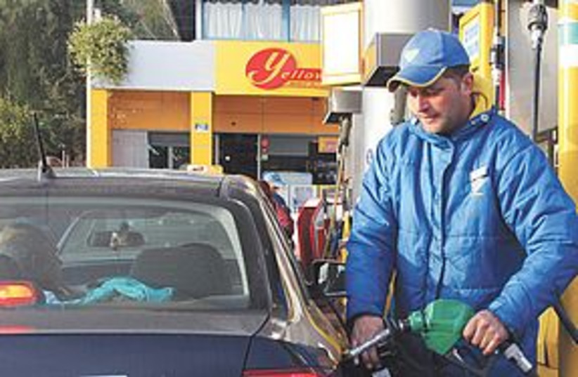 Gas prices (photo credit: Marc Israel Sellem/The Jerusalem Post)