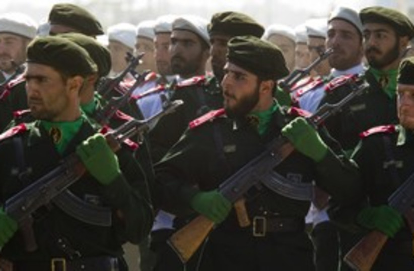 Iranian Revolutionary Guard 311 (R) (photo credit: REUTERS)
