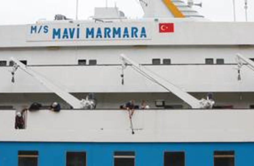 Mavi Marmara in port 311 (R) (photo credit: Reuters)