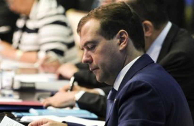 Russian President Dimitri Medvedev_311 (photo credit: Reuters)