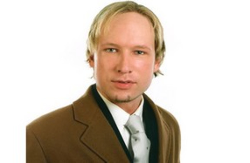 Anders Breivik (photo credit: REUTERS)