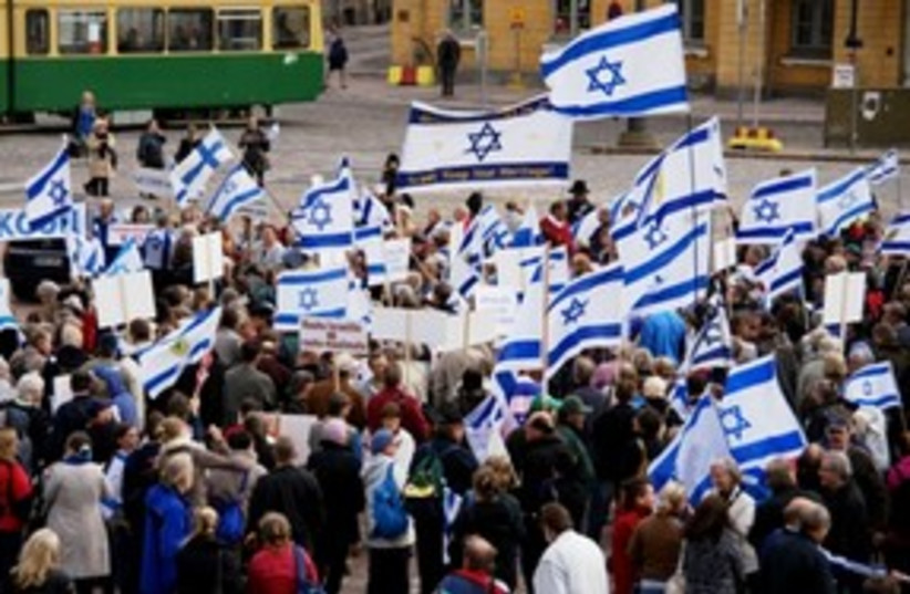 Finland pro Israel rally 311 (photo credit: Martti Kortelainen)