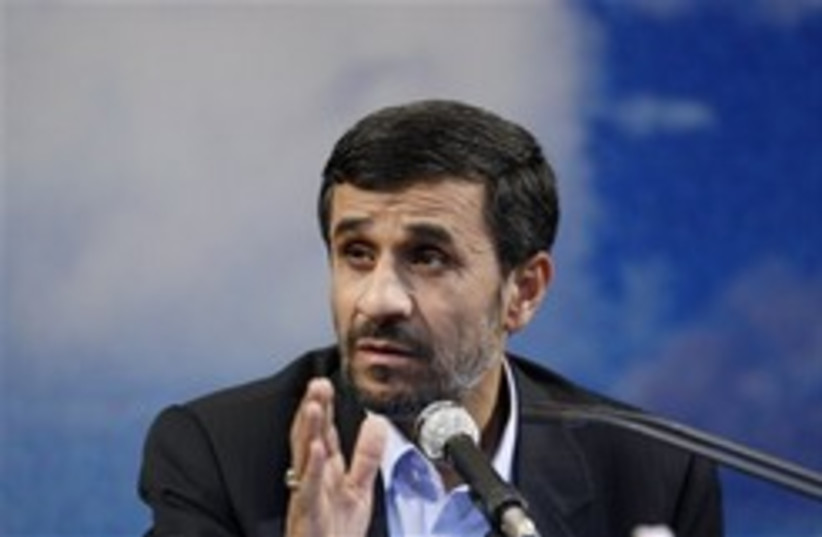 Iranian President Mahmoud Ahmadinejad. (photo credit: AP)