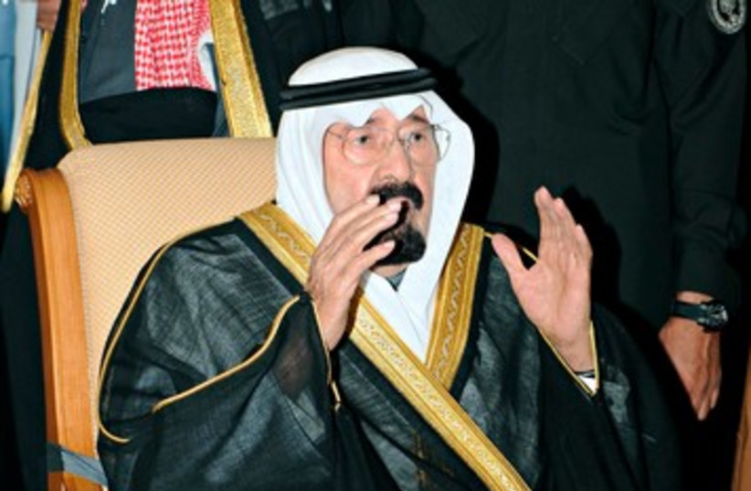 Saudi King Abdullah 390 (photo credit: Reuters/Saudi Press Agency)