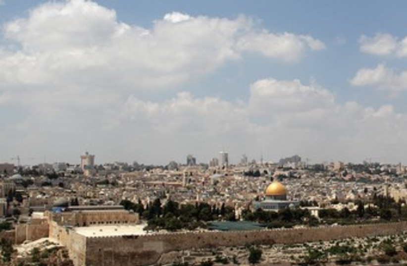Jerusalem skyline 370  (photo credit: Marc Israel Sellem)