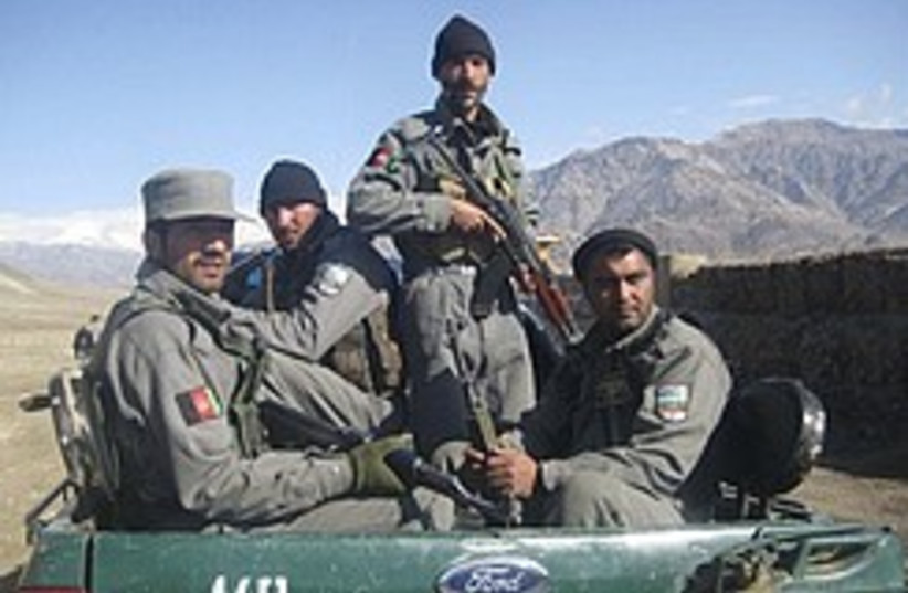 Afghan policemen 248.88 (photo credit: AP)