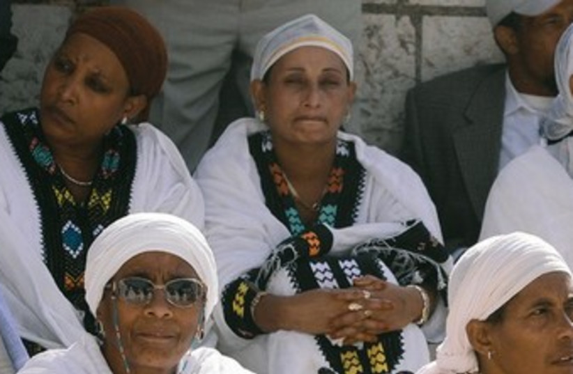 Falash Mura women 370 (photo credit: Marc Israel Sellem)