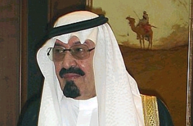 saudi king 298  (photo credit: AP)
