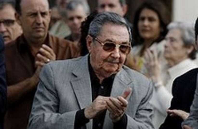 Raul Castro 248.88 (photo credit: AP)