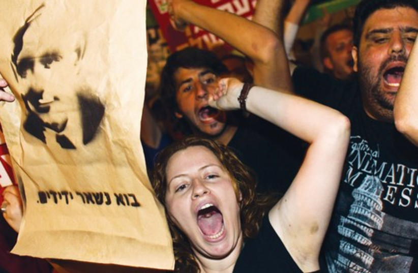 Daphni Leef at social protest 521 (photo credit: REUTERS)
