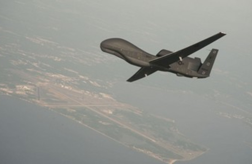 US Navy RQ-4 Global Hawk drone 370 (R) (photo credit: Reuters / Handout)