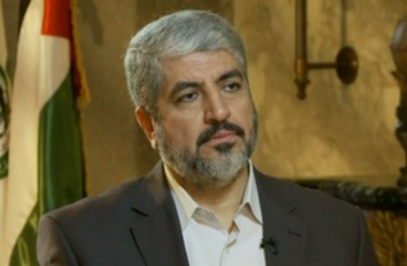 Hamas leader Khaled Mashaal 370 (photo credit: Screenshot CNN)