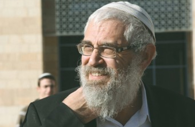 Rabbi Moti Elon 370 (photo credit: Marc Israel Sellem/The Jerusalem Post)