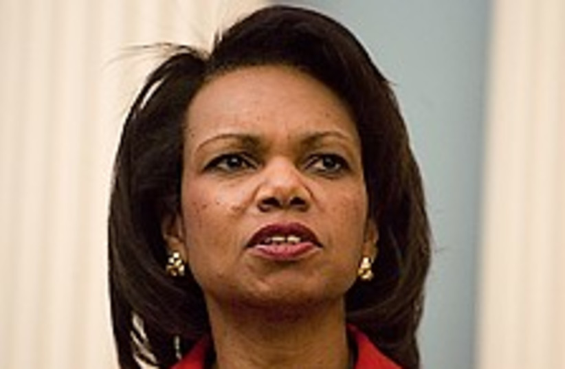 Condoleezza Rice 224.88 (photo credit: AP [file])