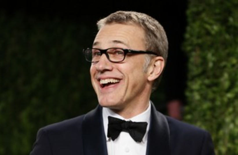 Christoph Waltz holds Oscar for best supporting actor 370 (photo credit: REUTERS/Danny Moloshok)