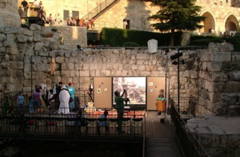 Passover at Tower of David (photo credit: Courtesy)