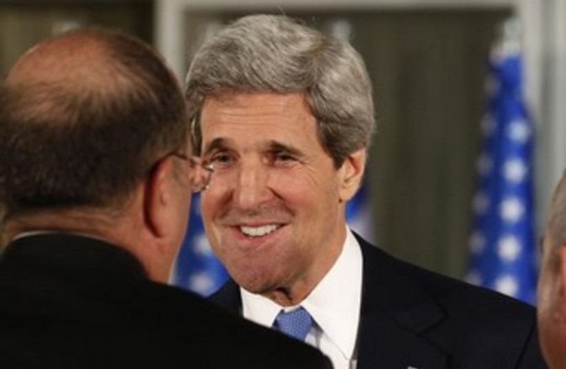 John Kerry in Israel 370 (photo credit: REUTERS/Larry Downing)
