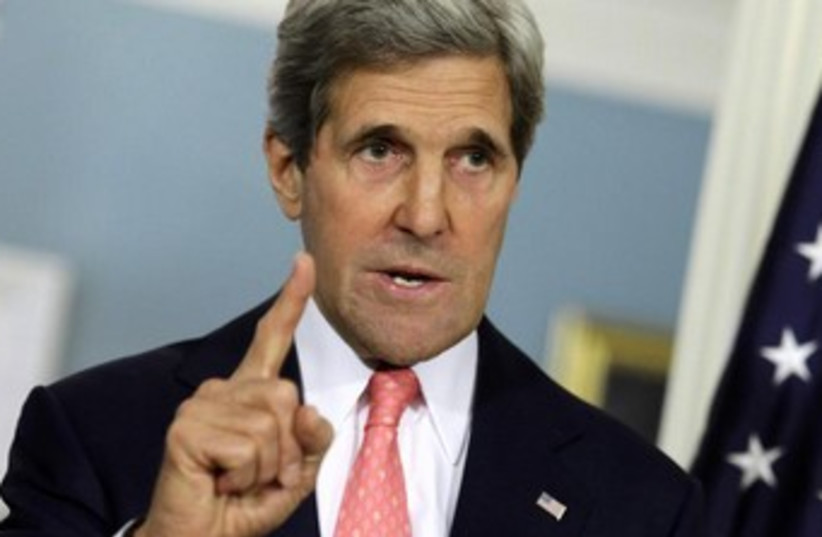 John Kerry 370 (photo credit: REUTERS/Yuri Gripas)