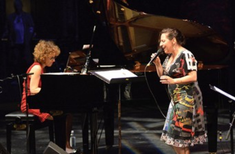 Israeli-born singer, Ayelet Gottlieb and pianist Anat Fort. (photo credit: courtesy)