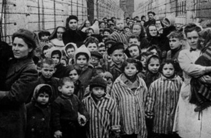 Child survivors Auschwitz holocaust (photo credit: Reuters)