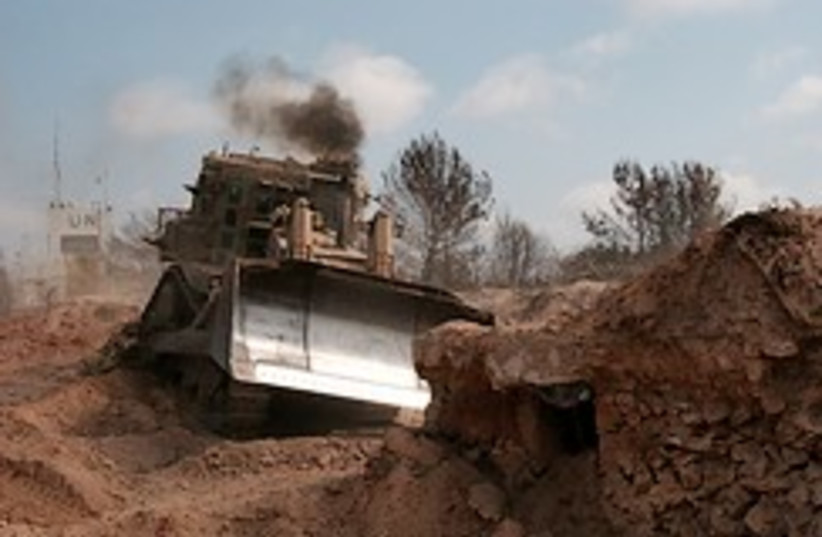 black thunder unmanned bulldozer 248.88 (photo credit: IDF)
