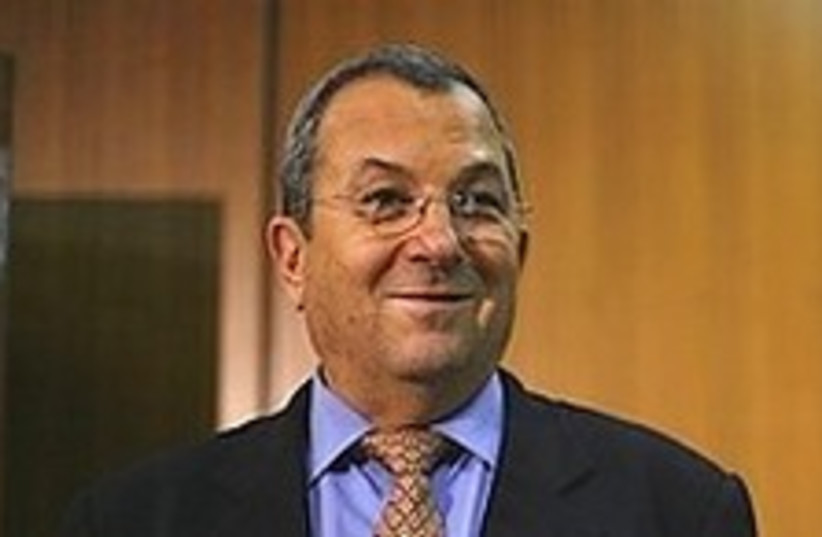 Ehud Barak smug as hell 224.88 (photo credit: AP)