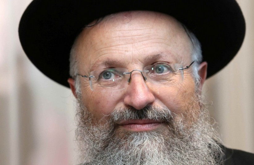 Rabbi Shmuel Eliyahu (photo credit: MARC ISRAEL SELLEM/THE JERUSALEM POST)