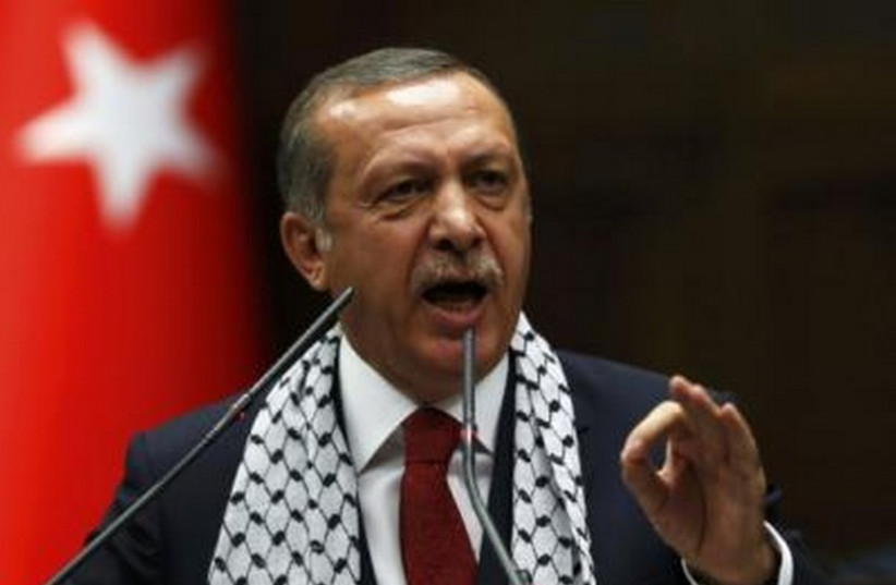 Turkey's President Recep Tayyip Erdogan. (photo credit: REUTERS)