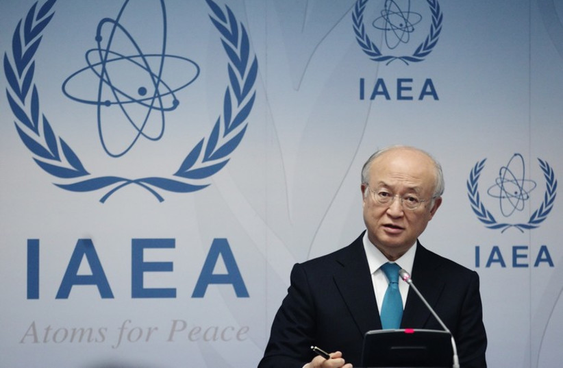 International Atomic Energy Agency (IAEA) Director General Yukiya Amano  (photo credit: REUTERS)