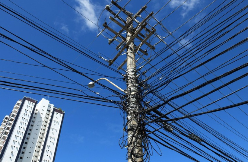 Electric poles (photo credit: REUTERS)