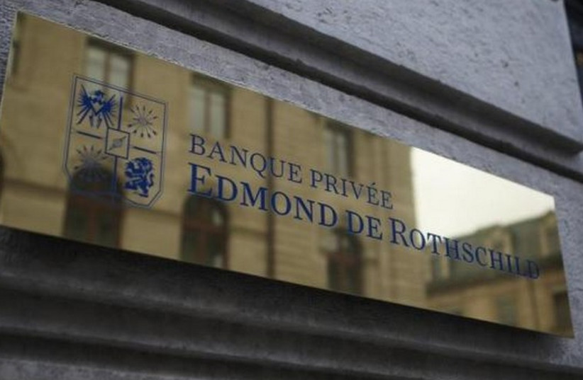 A logo of Banque Privee Edmond de Rothschild (photo credit: REUTERS)