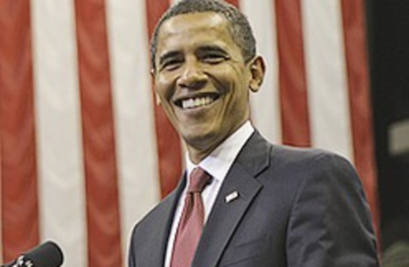 obama smiles 224.88 (photo credit: AP)