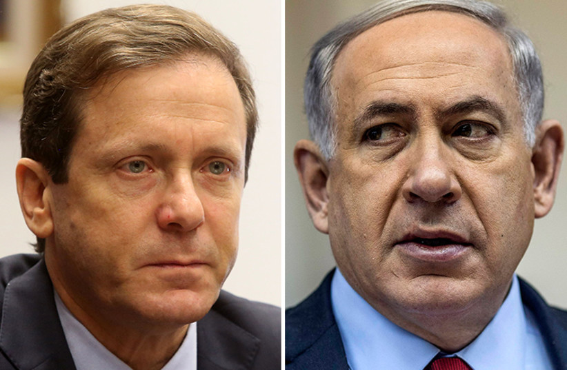 Netanyahu and Herzog (photo credit: MARC ISRAEL SELLEM/THE JERUSALEM POST,REUTERS)