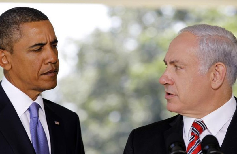 US President Barack Obama (L) and Prime Minister Benjamin Netanyahu (photo credit: REUTERS)