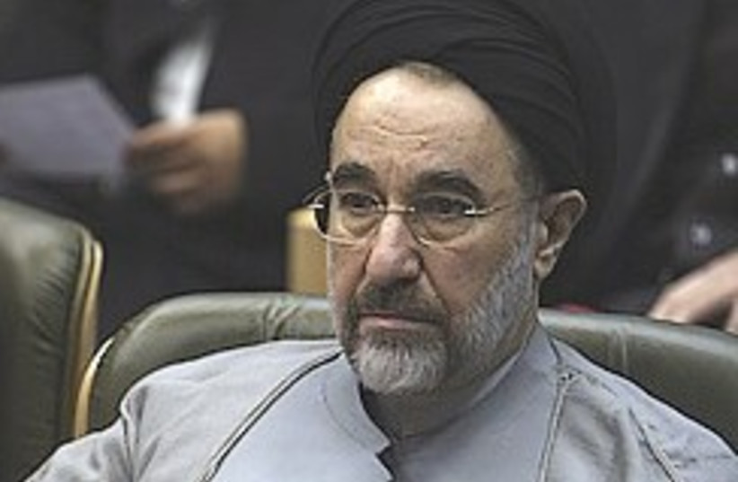 Mohammad Khatami 248 88 ap (photo credit: AP [file])