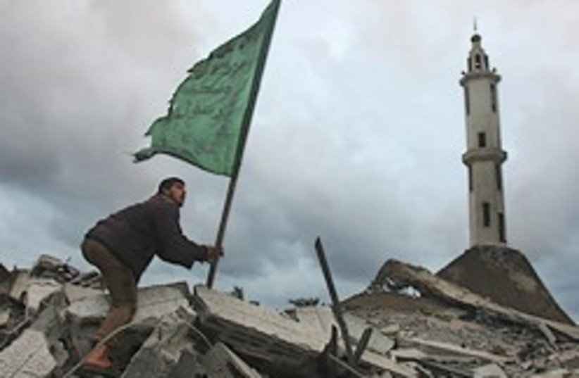 gaza mosque rubble 248.88 (photo credit: AP)