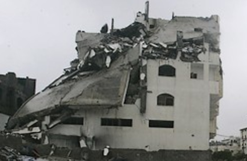 bombed Hamas Interior Ministry 248.88 (photo credit: AP)