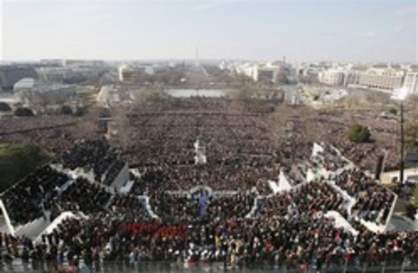 obama innauguration crowds 248.88ap (photo credit: AP)